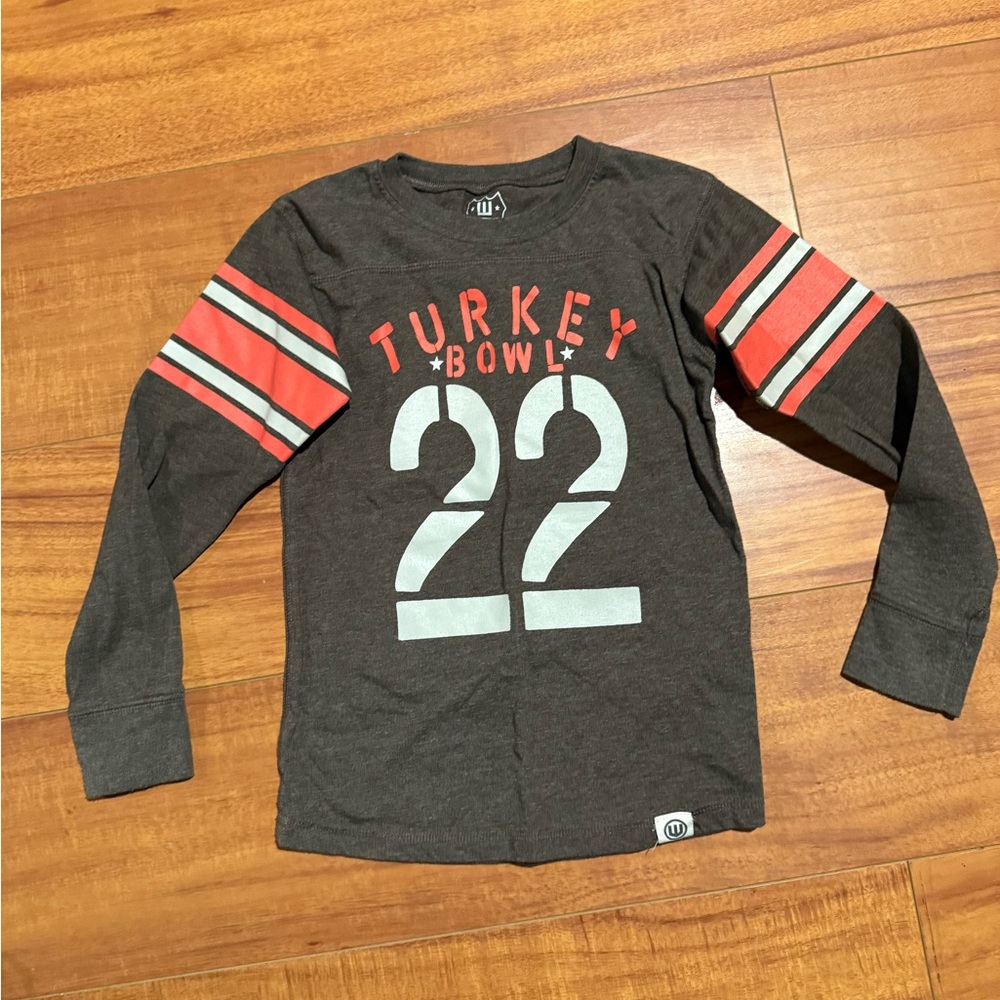 Turkey Bowl Kids Long Sleeve Shirt
